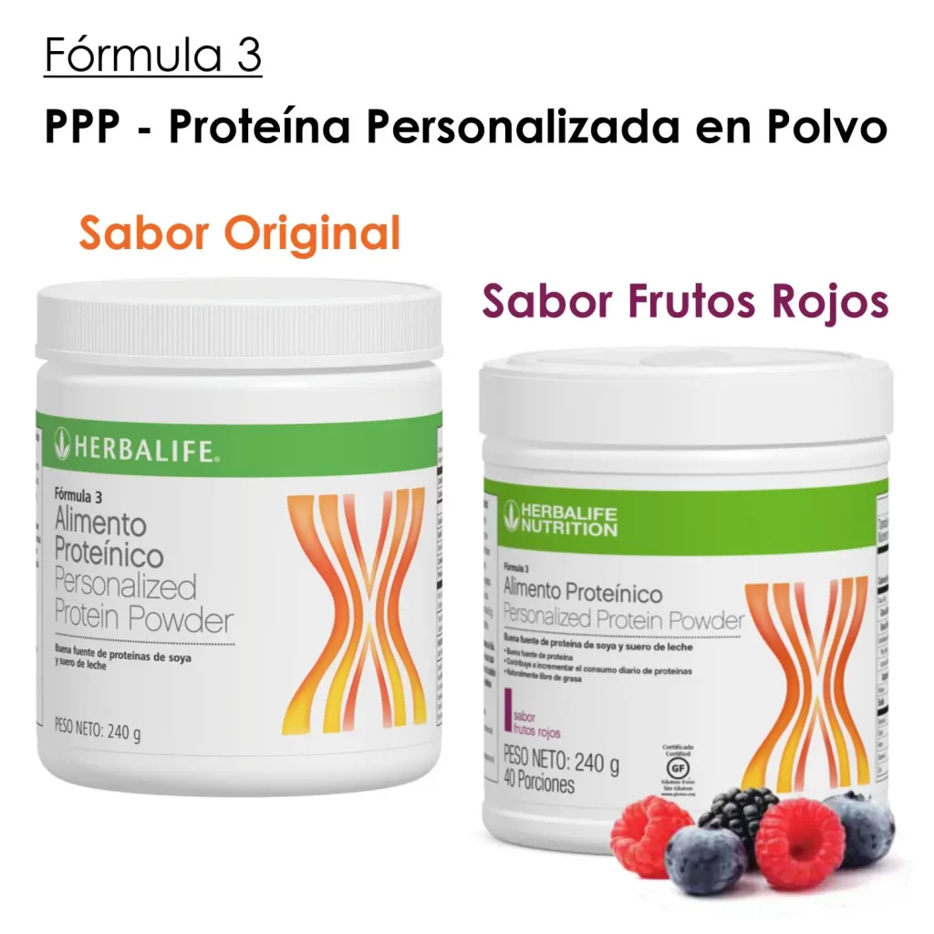 Proteína Personalizada en Polvo PPP de Herbalife Fórmula 3