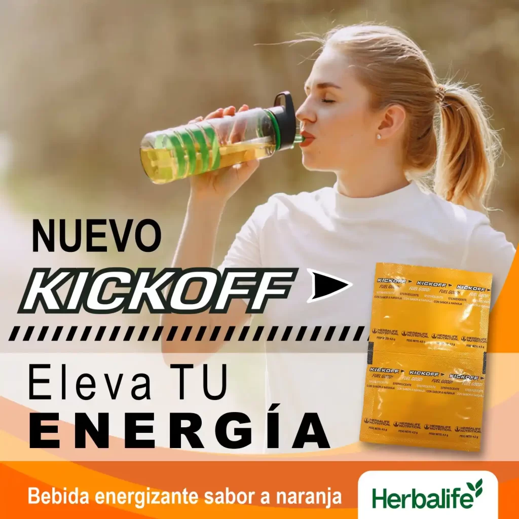 Eleva tu energía con el nuevo Kickoff, bebida energizante Herbalife